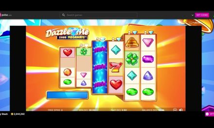 Pulsz Sweepstakes Casino: Dazzle Me Big Win .50SC Bet