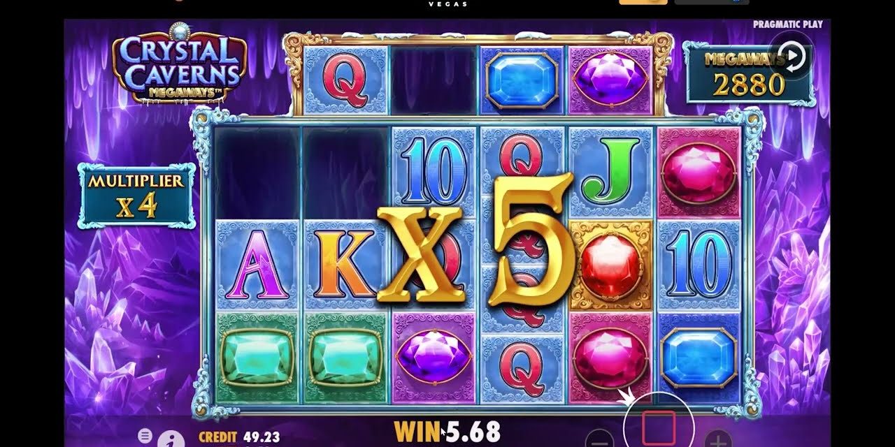 Wow Vegas Sweepstakes Casino: Crystal Caverns Big Win .40 SC Bet