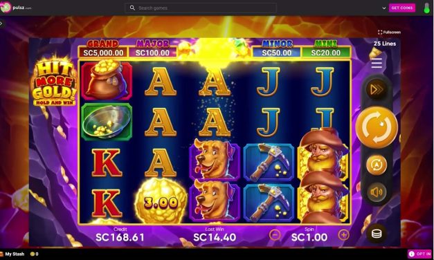 Pulsz Sweepstakes Casino: Hit More Gold Big Win