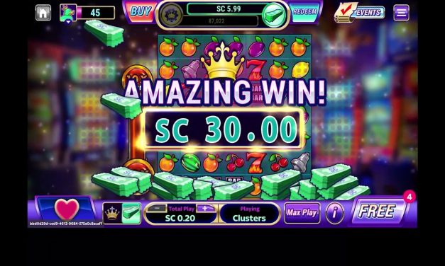 LuckyLand Sweepstakes Casino Classic Clusters Big Win