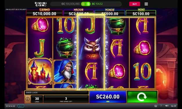 Chumba Sweepstakes Casino: Blue Wizard Big Win #onlinecasino #bigwin