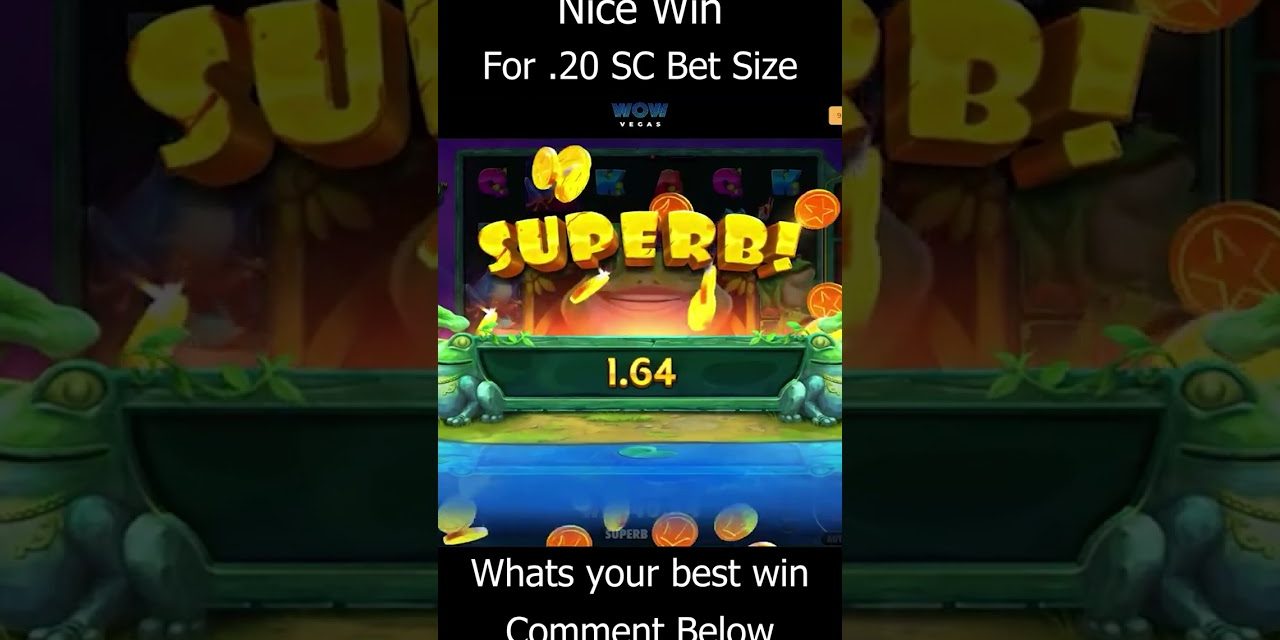 Wow Vegas Sweepstakes Casino: Wild Hop & Drop Big Win #shorts #wowvegas