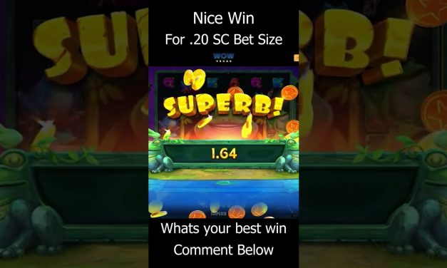 Wow Vegas Sweepstakes Casino: Wild Hop & Drop Big Win #shorts #wowvegas