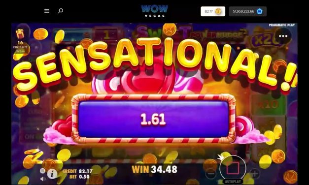 Wow Vega Sweepstakes Casino: Sweet Power Nudge Big Win #onlinecasino #bigwin