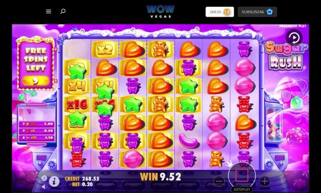 Wow Vegas Sweepstakes Casino: Sugar Rush Big Win #sugarrush #onlinecasino