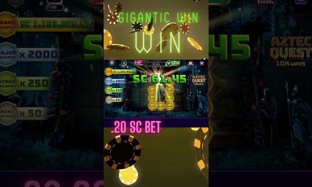 Chumba Sweepstakes Casino: Aztec Quest Big Win #shorts #bigwin