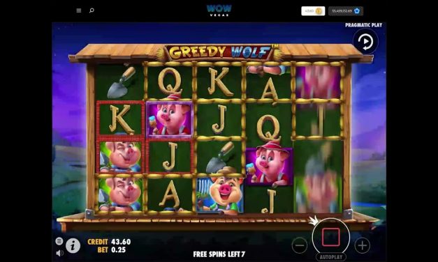 Wow Vegas Sweepstakes Casino: Greedy Wolf Nice Win #wowvegas #greedywolf
