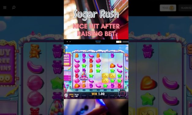 Wow Vegas Sweepstakes Casino: Sugar Rush Big Win #shorts #shortsvideo  #wowvegas #sugarush