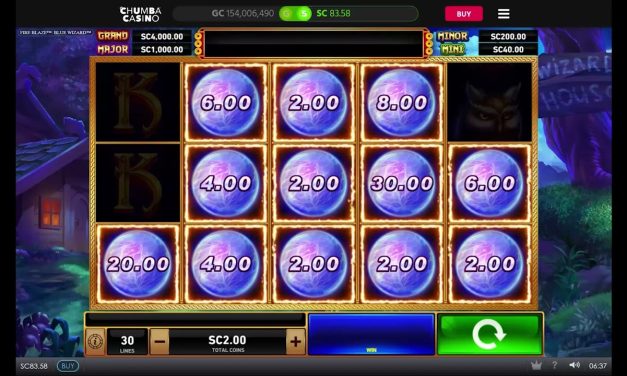 Chumba Sweepstakes Casino: Blue Wizards Big Win #chumacasino #bigwin
