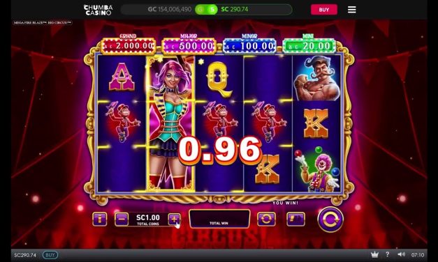 Chumba Sweepstakes Casino: Big Circus Big Win #onlinecasino #bigwin