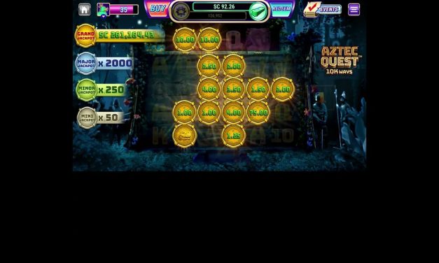 LuckyLand Sweepstakes Casino: Aztec Quest Big Win