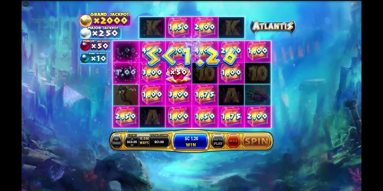 Chumba Sweepstakes Casino: Atlantis Big Win