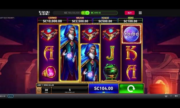 Chumba Sweepstakes Casino: Blue Wizard Big Win #sweepstakes #onlinecasino