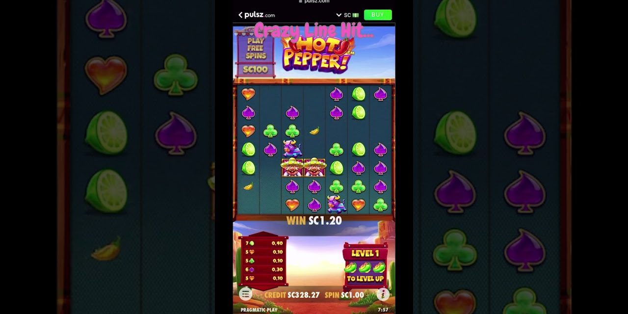Pulsz Sweepstakes Casino: Hot Pepper Big Win #shorts #pulsz