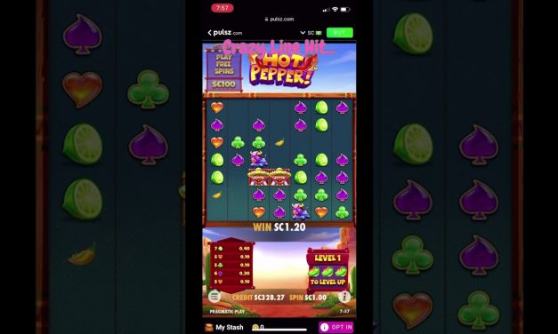 Pulsz Sweepstakes Casino: Hot Pepper Big Win #shorts #pulsz