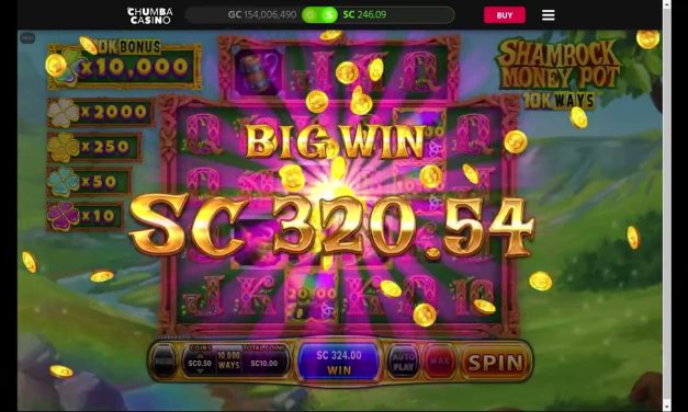 Chumba Sweepstakes Casino: Shamrock Money Pot Big Win #onlinecasino #bigwin