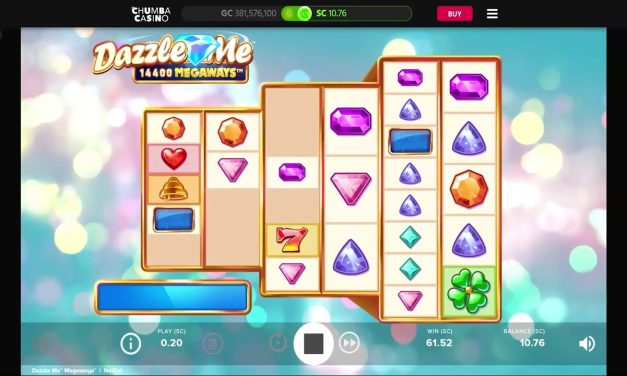 Chumba Sweepstakes Casino: Dazzle Me Big Win #sweepstakes #onlinecasino