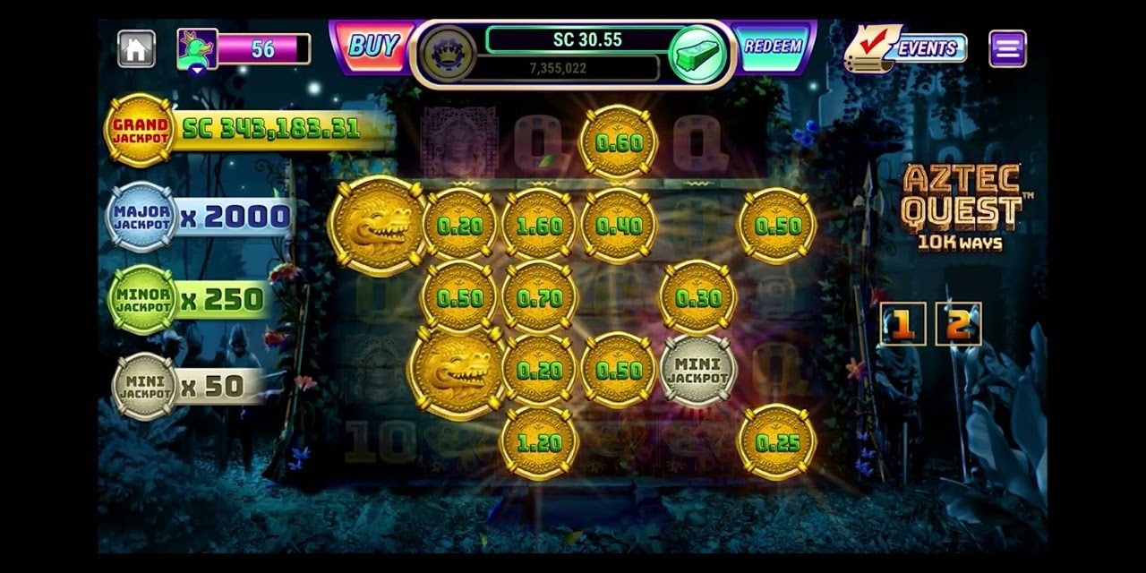 Luckyland Sweepstakes Casino: Aztec Quest Big Win