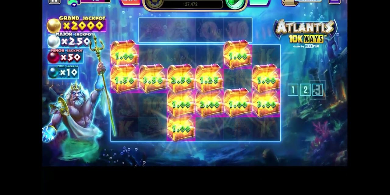 Luckyland Sweepstakes Casino: Atlantis Big Win #sweepstakes #onlinecasino
