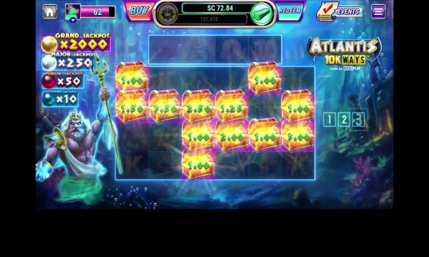 Luckyland Sweepstakes Casino: Atlantis Big Win #sweepstakes #onlinecasino