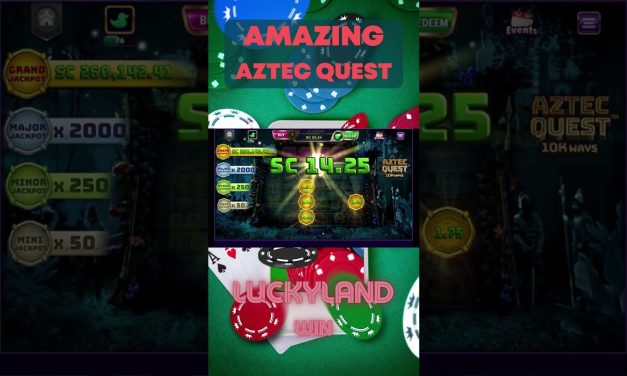 LuckyLand Sweepstakes Casino: Aztec Quest Big Win #shorts #sweepstakes #luckyland