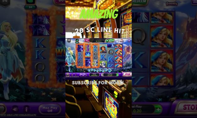 LuckyLand Sweepstakes Casino: Snow Queen 2 Amazing Line Hit #shorts