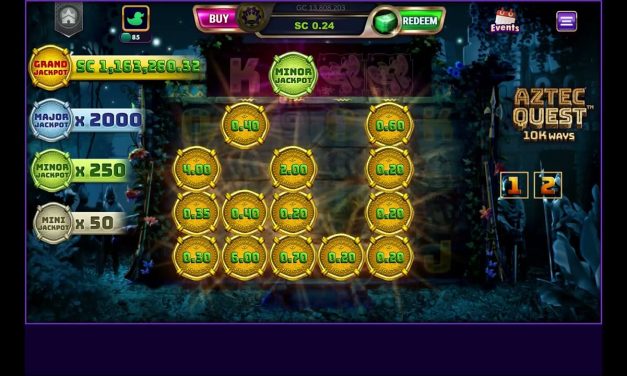 Luckyland Sweepstakes Casino: Aztec Quest Big Win #bigwin #slots