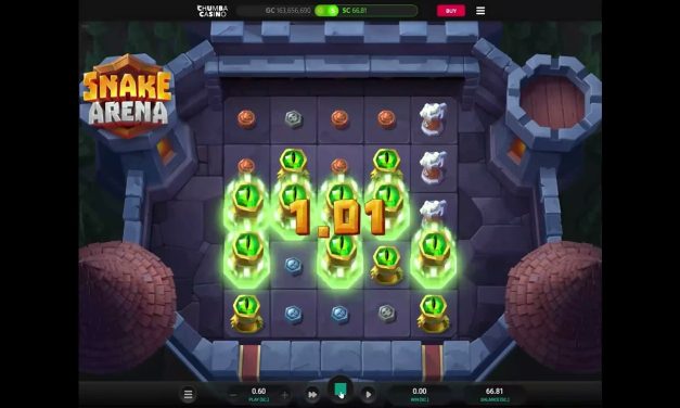 Chumba Sweepstakes Casino: Snake Arena Big Win #chumbacasino #snakearena