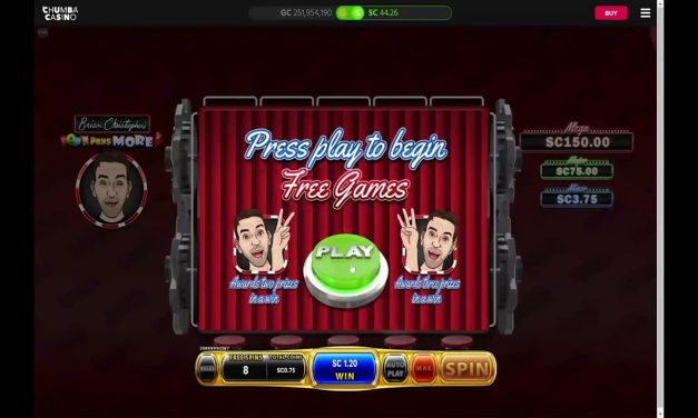 Chumba Sweepstakes Casino: Brian Christopher’s Pop’n Pays MORE Nice Win #chumbacasino