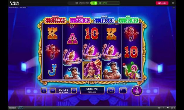 Chumba Sweepstakes Casino: Big Circus Nice Win #chumbacasino #bigcircus