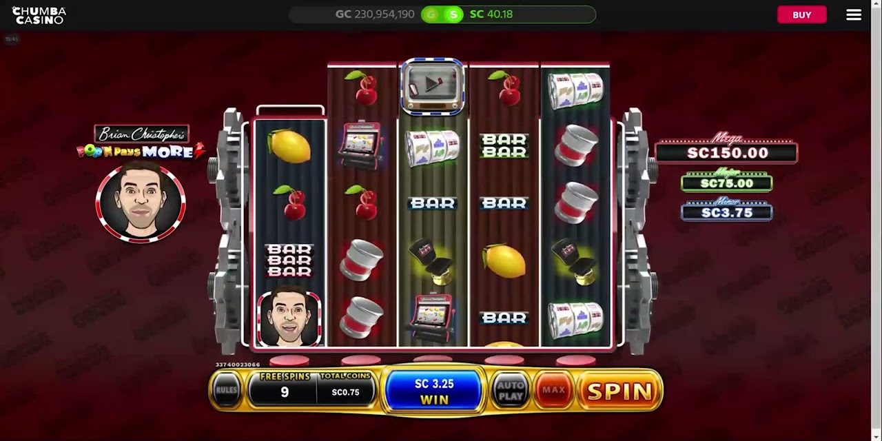 Chumba Sweepstakes Casino: brian christophers popn pays more #chumbacasino #brianchristopher