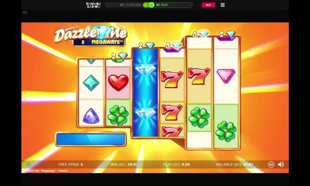 Chumba Sweepstakes Casino: Dazzle Me Big Win