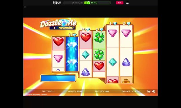 Chumba Sweepstakes Casino: Dazzle Me Big Win