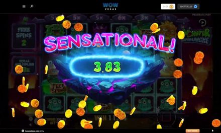 Wow Vegas Sweepstakes Casino: Monster Superlanche Nice Win #wowvegas #monstersuperlanche