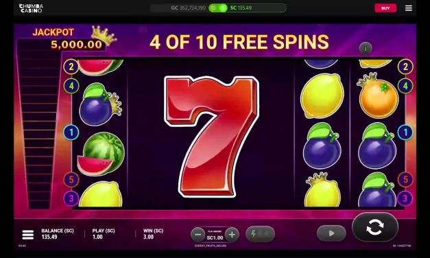 Chumba Sweepstakes Casino: Cheeky Fruits 6 Deluxe Big Win #chumbacasino #cheekyfruits